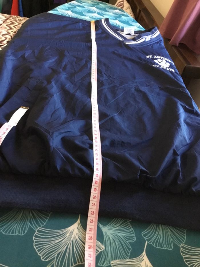 Veste universitaire à enfiler pour homme Reebok St Anthony Wildcats bleu marine taille XL 069 - photo numéro 10