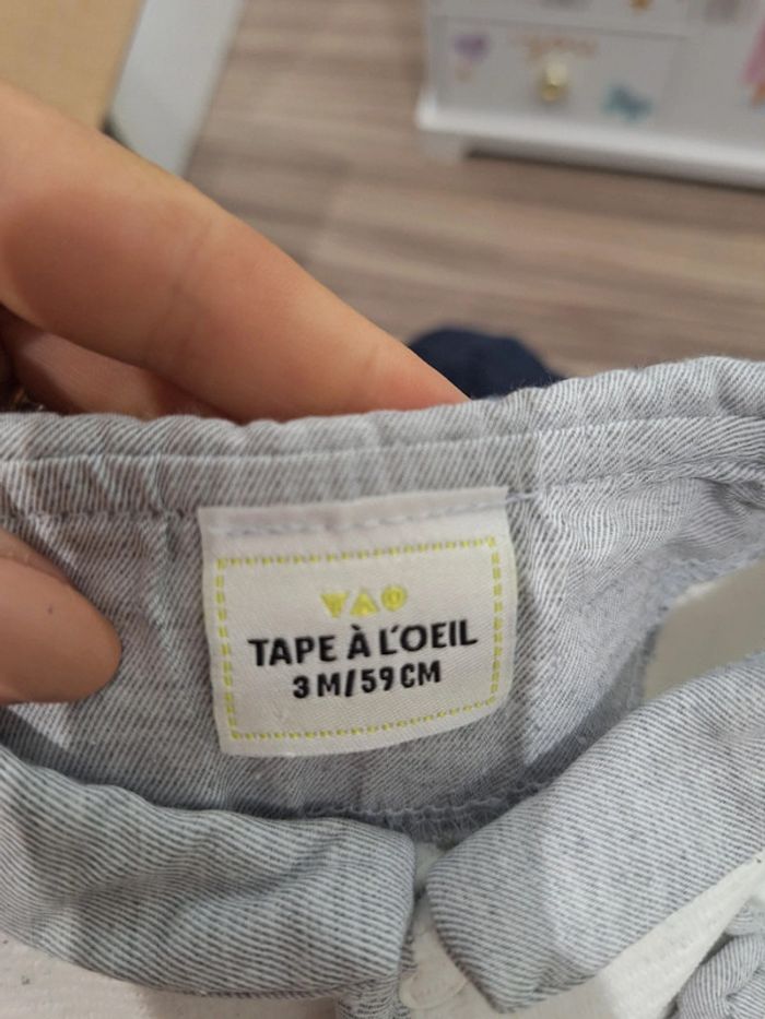 Pyjama 1 pièce bébé garçon tape à l'œil 3 mois - photo numéro 2