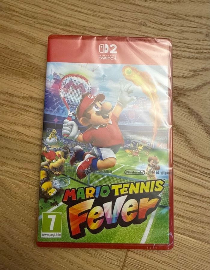 Mario tennis fever - jeu nintendo switch 2 neuf sous blister