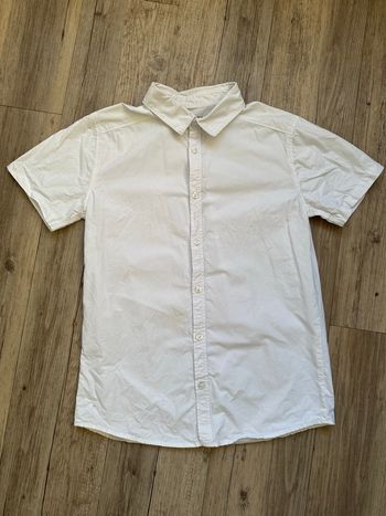 Chemise manche courte blanche 12 ans kiabi garçon 