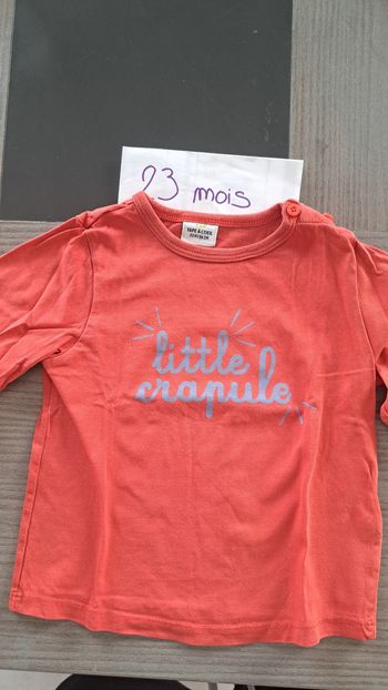 Tshirt manches longues 24 mois