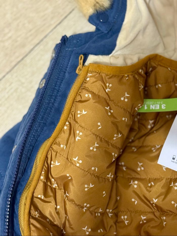 Parka 3 en 1 bébé fille 6 mois - Verbaudet - photo numéro 3
