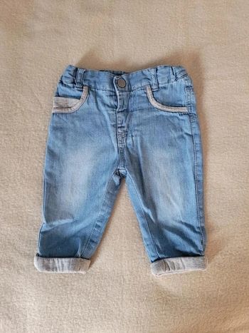 pantalon jeans kitchoun 6 mois 67 cm