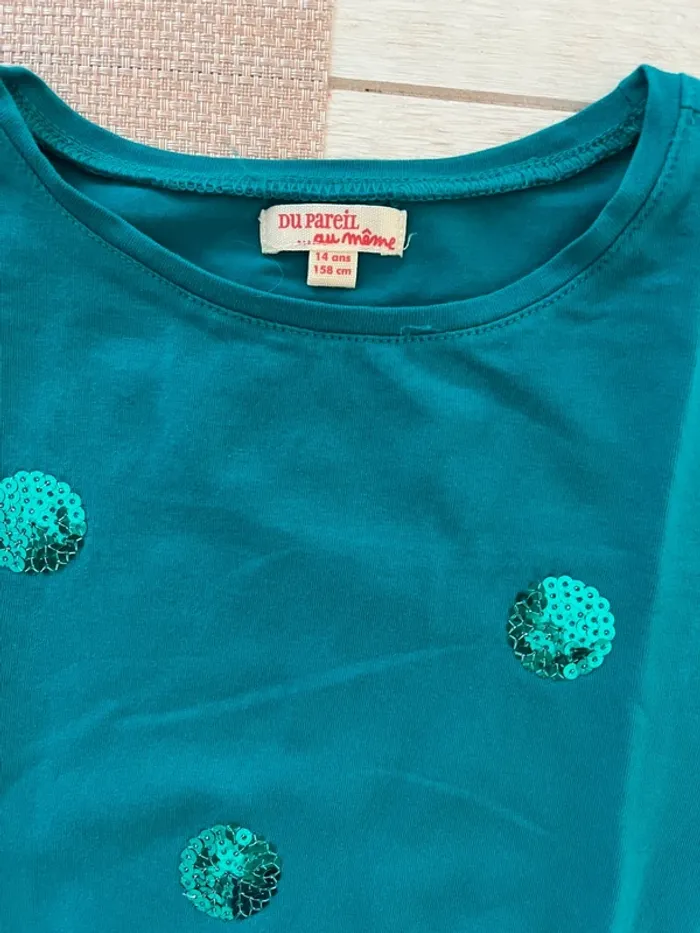 T-shirt manches longue 14 ans - photo numéro 3