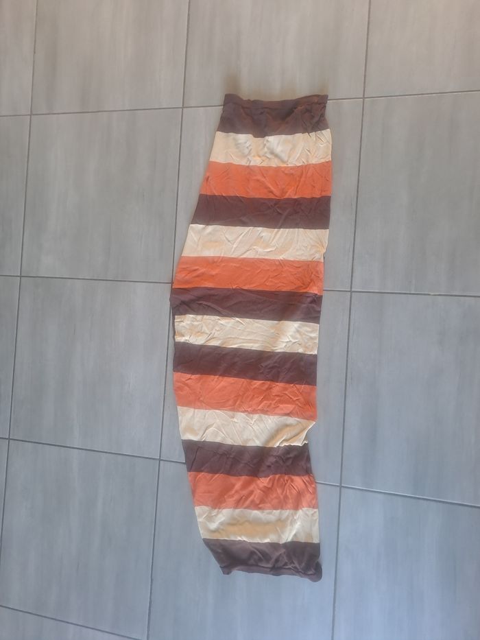 Top court effet boléro à rayures Anotah Taille 40 - photo numéro 8