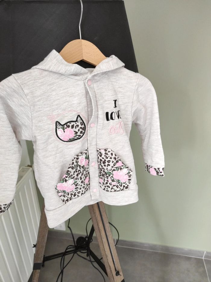 Sweat à capuche 18 mois - photo numéro 2