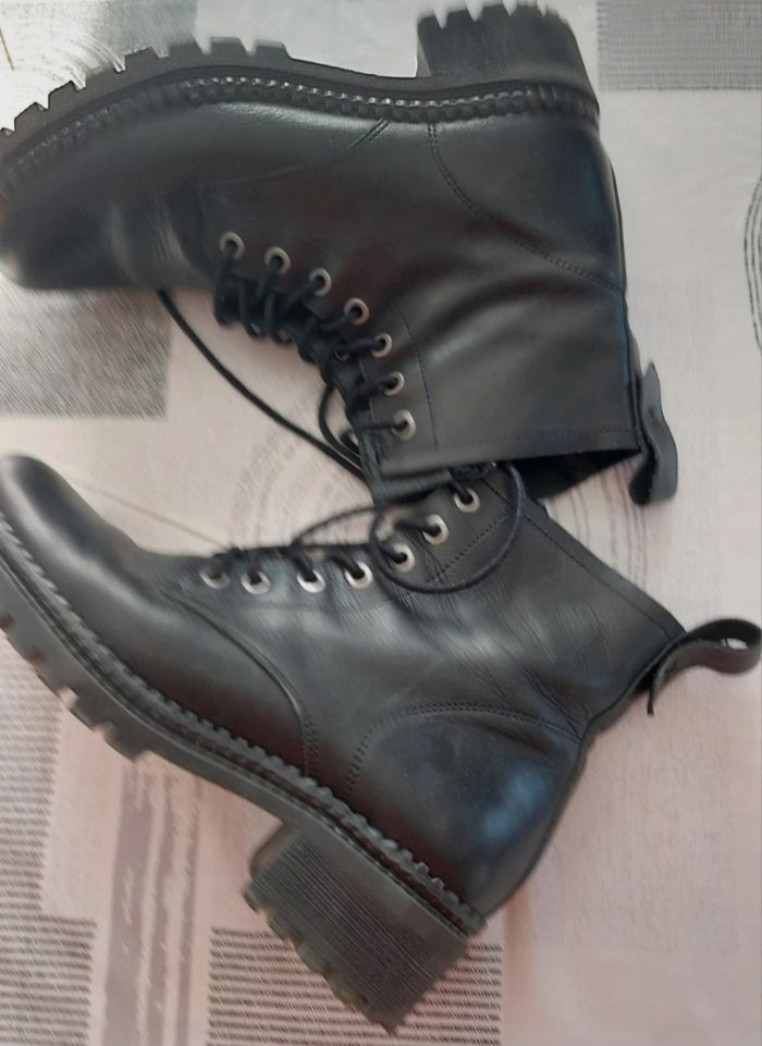 Bottines  noire 37 - photo numéro 9