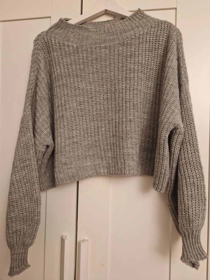 Pull court gris, Outfitbook, TU