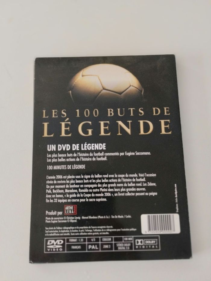 Dvd Les 100 buts de légendes - photo numéro 2