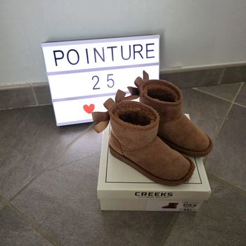 Bottines boots avec nœud 25