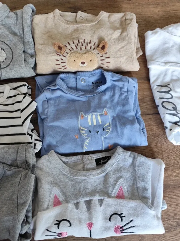 Lot de pyjama mixte garçon fille 3 mois - photo numéro 4