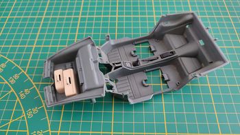 Châssis intérieur HS pièce miniature Bburago burago Porsche 911 Carrera 1993 1/18 1/18e 1/18ème #C53