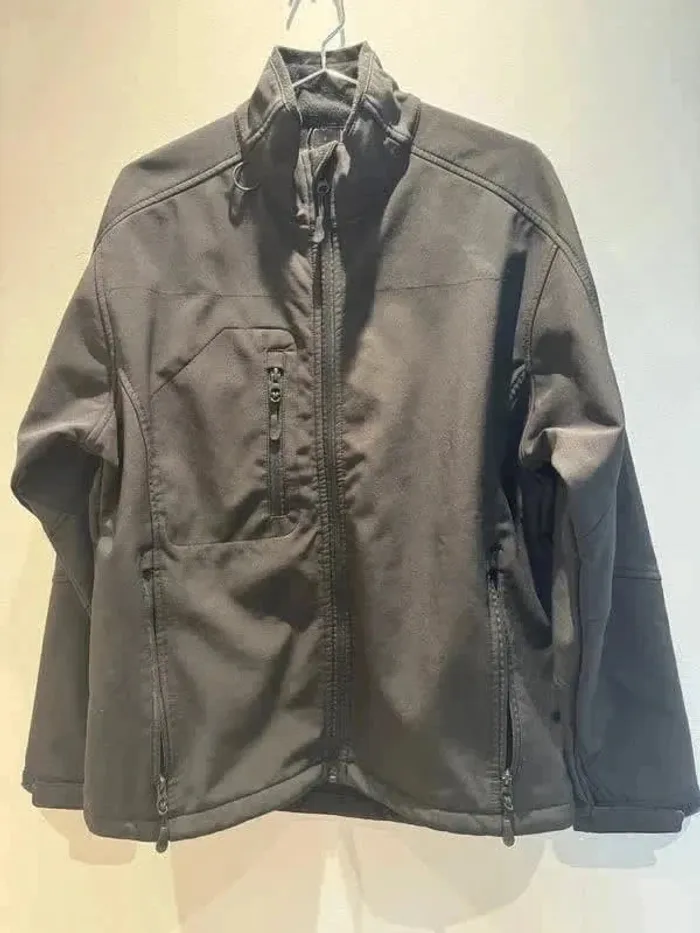 Veste Homme polaire noir S , intérieur polaire à zip