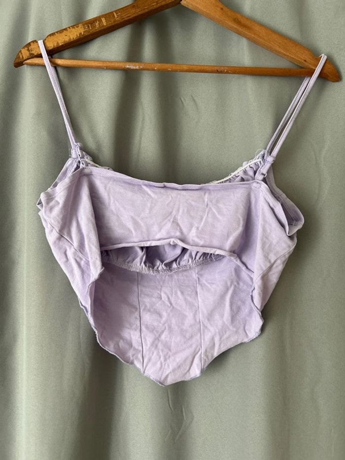 Crop top lila - photo numéro 2