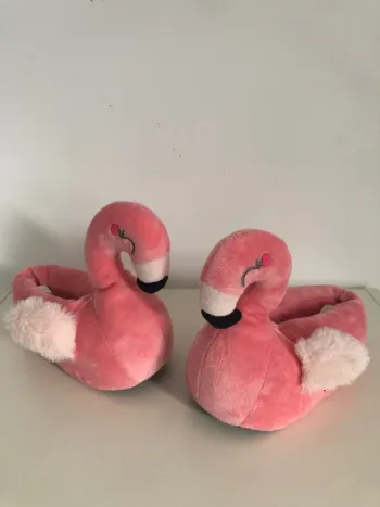 Chaussons flamant rose 24/25
