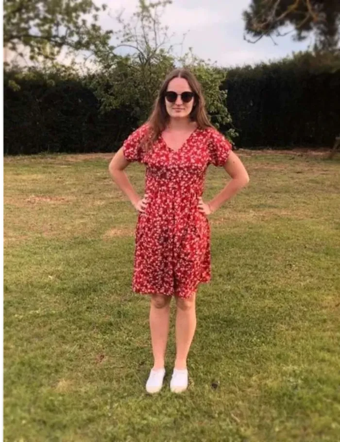 Superbe robe  de  créateur  (S)