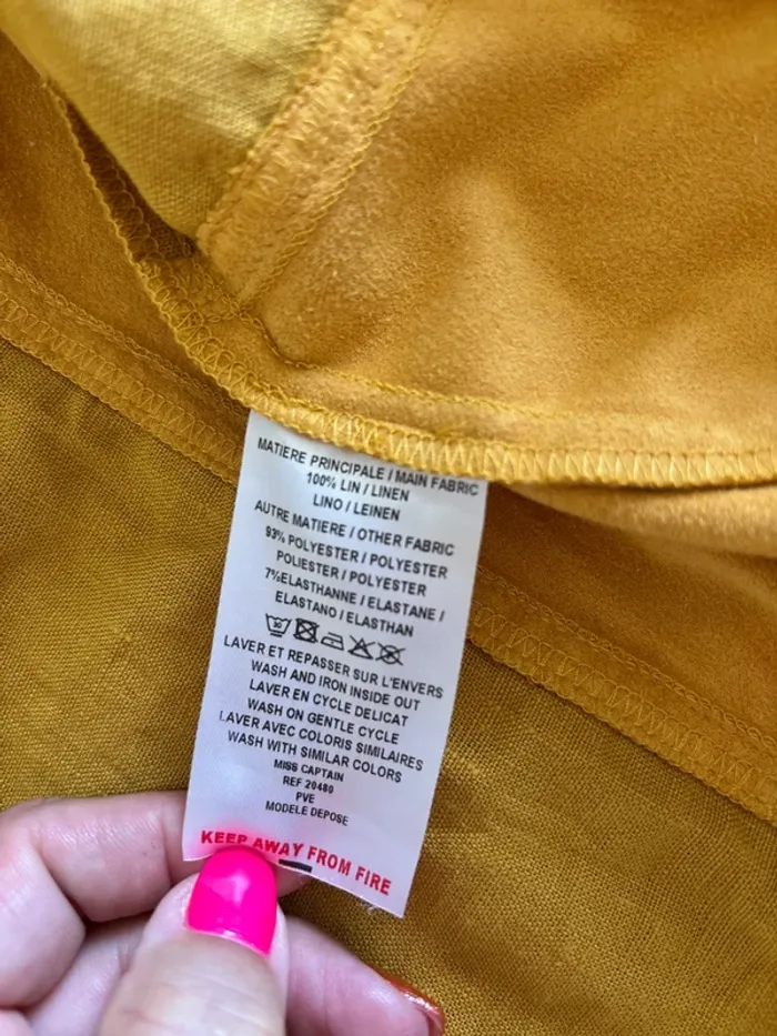 Veste en lin miss captain - photo numéro 12