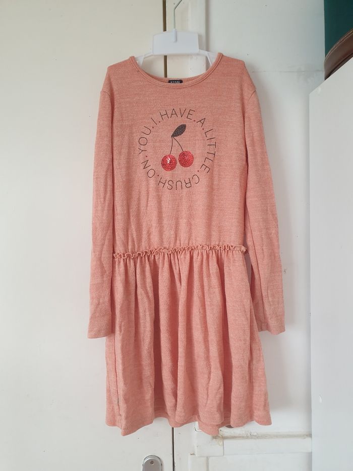Robe couleur saumon