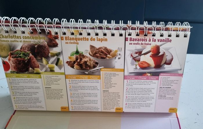 Livre chevalet Mes menus de fêtes - photo numéro 2