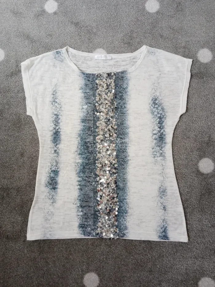 Promod. T shirt manches courtes