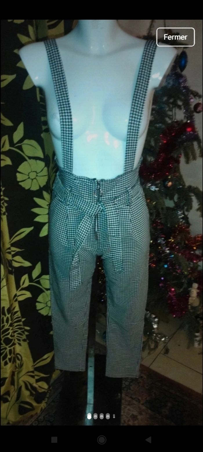 Très beau pantalon salopette f39