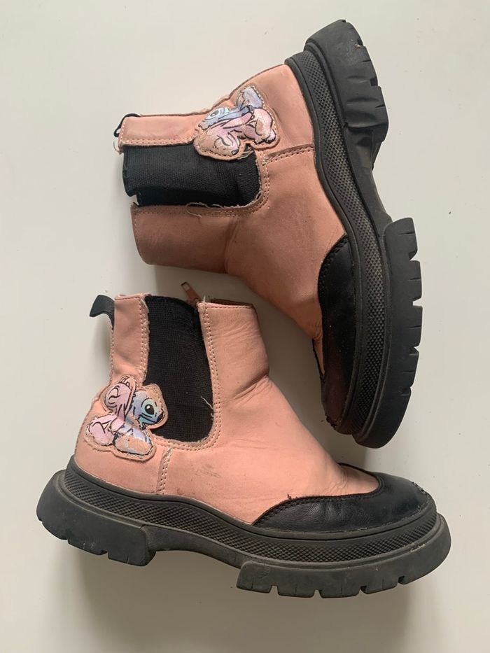 Bottines rose Stitch taille 32