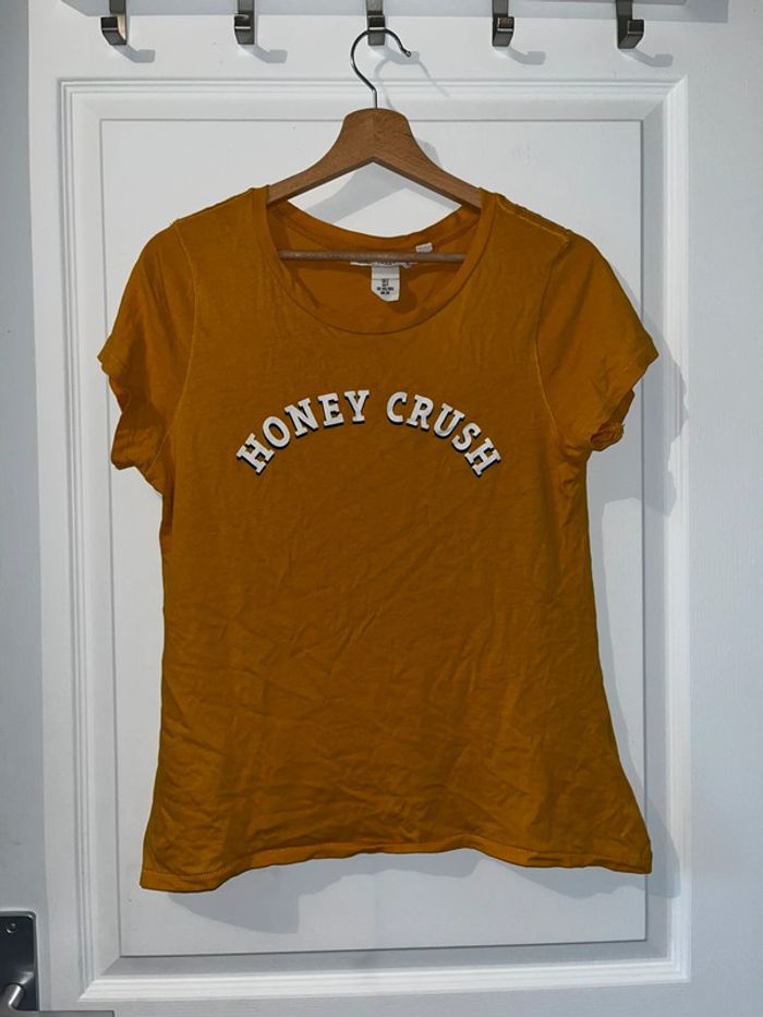 T-shirt jaune, taille S