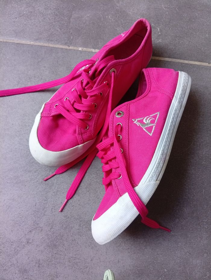 Baskets rose le coq sportif