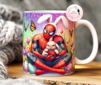 Spiderman lapin - Mug 325ml 
