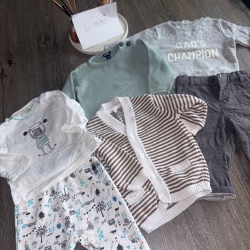 Lot vêtement bébé garçon 6 mois