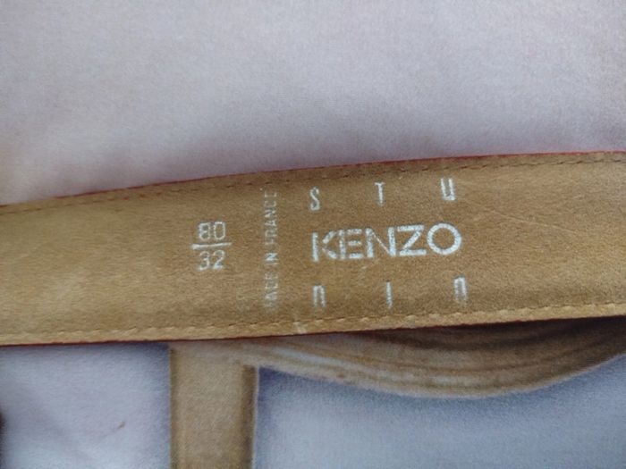 Ceinture cuir Kenzo - photo numéro 3