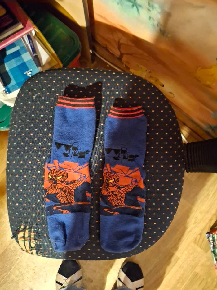 Chaussette spiderman - photo numéro 2