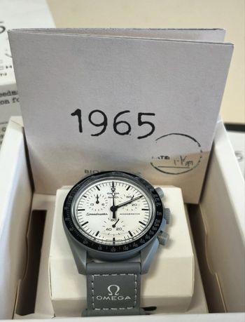 Swatch X Omega mission to the moon 1965