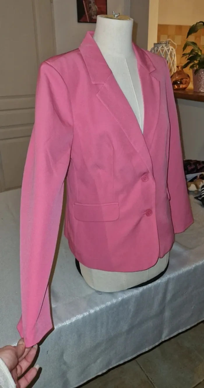 Blazer Vero Moda taille 38 rose - photo numéro 2