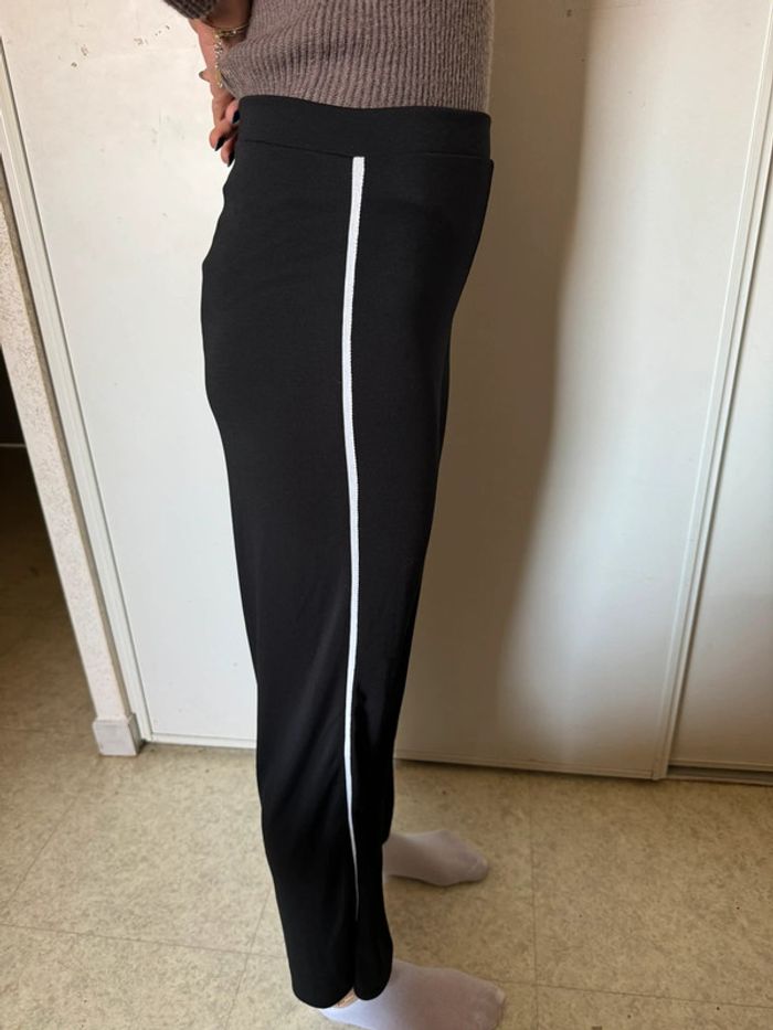 Pantalon droit bande blanche - photo numéro 2