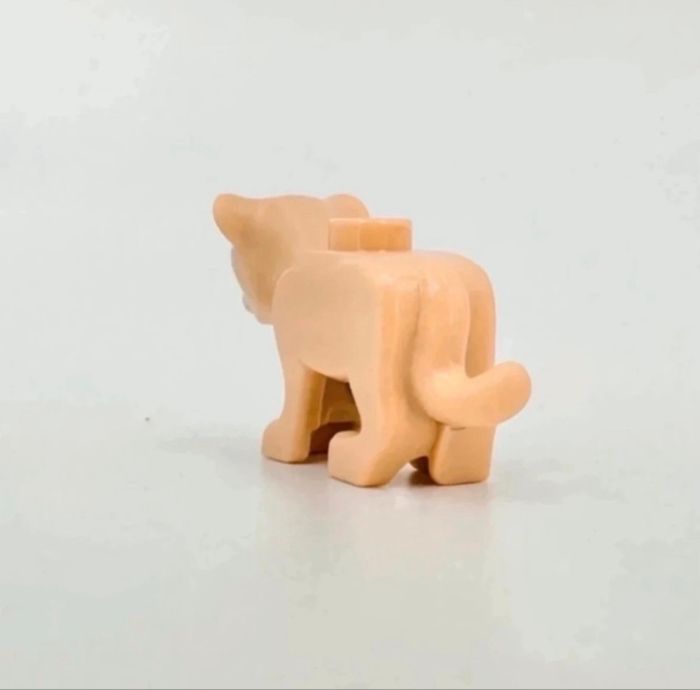 Lego Animaux City : Lionceau couleur beige (Tan) - NEUF - photo numéro 2