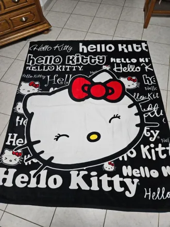 Mega serviette de plage hello kitty 100% coton