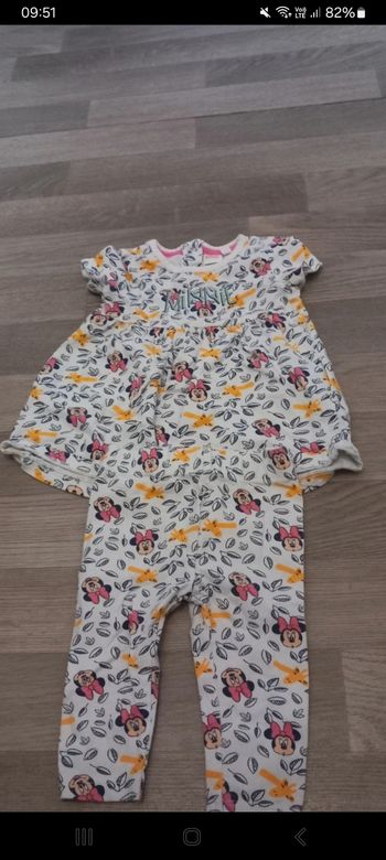 Ensemble minnie 2 pieces tunique leegins