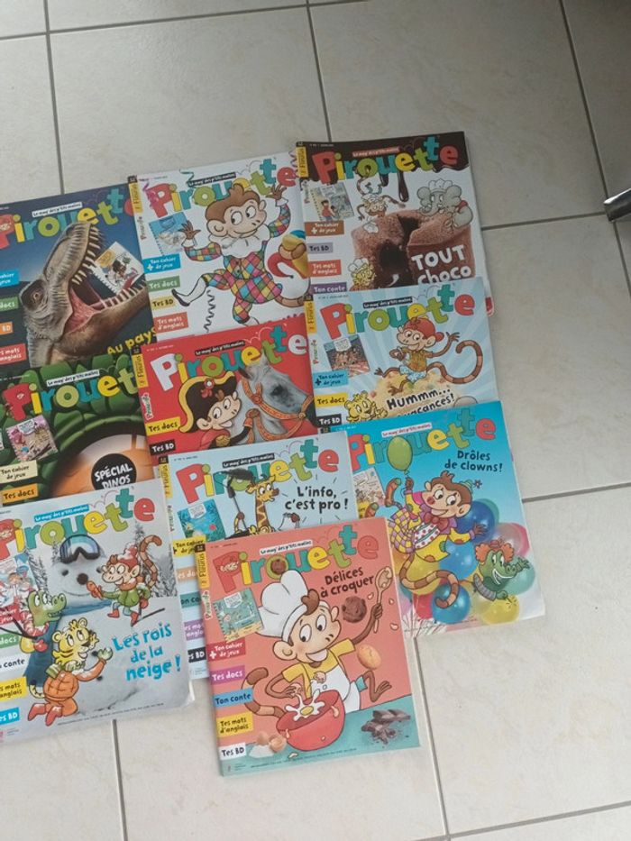 Lot de 10 magazines Pirouette pour enfants de 5 à 8 ans - photo numéro 3