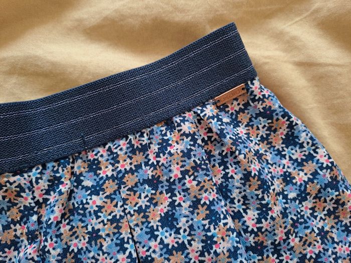 Jupe short fluide avec des poches - photo numéro 3