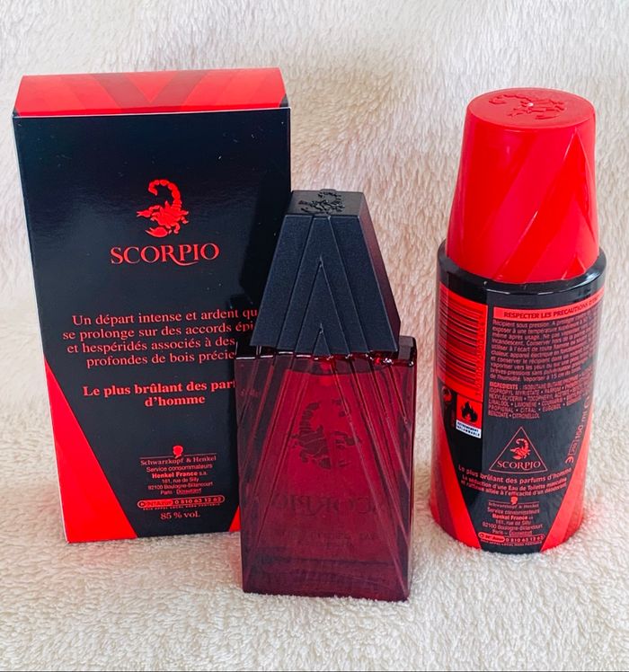 Lot eau de toilette et anti-transpirant pour homme Scorpio - photo numéro 2