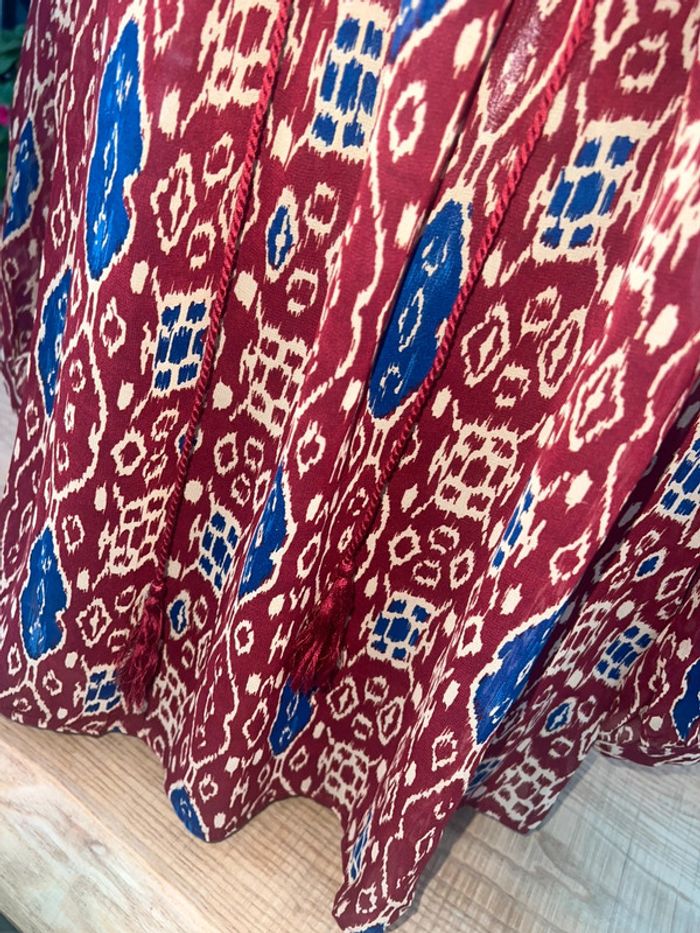 Ky création taille S M 36 38 blouse légère et fluide en voilage transparent femme - photo numéro 3