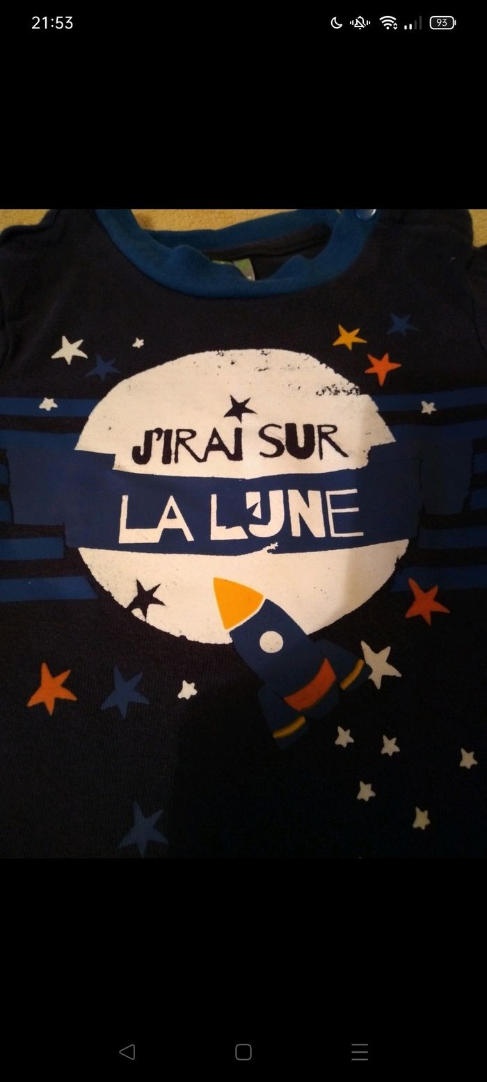 T-shirt ml 9 mois - photo numéro 2