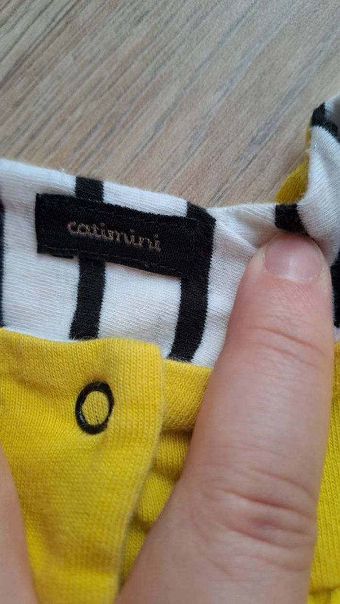 Ensemble gilet et robe Catimini 6 mois fille - photo numéro 6