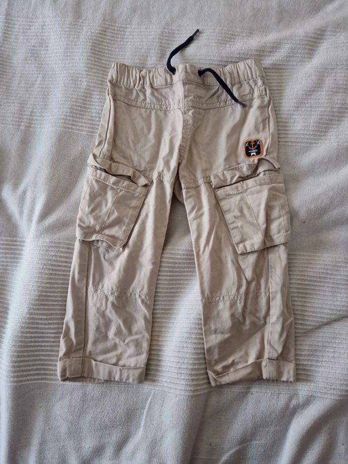 Pantalon chino beige garçon