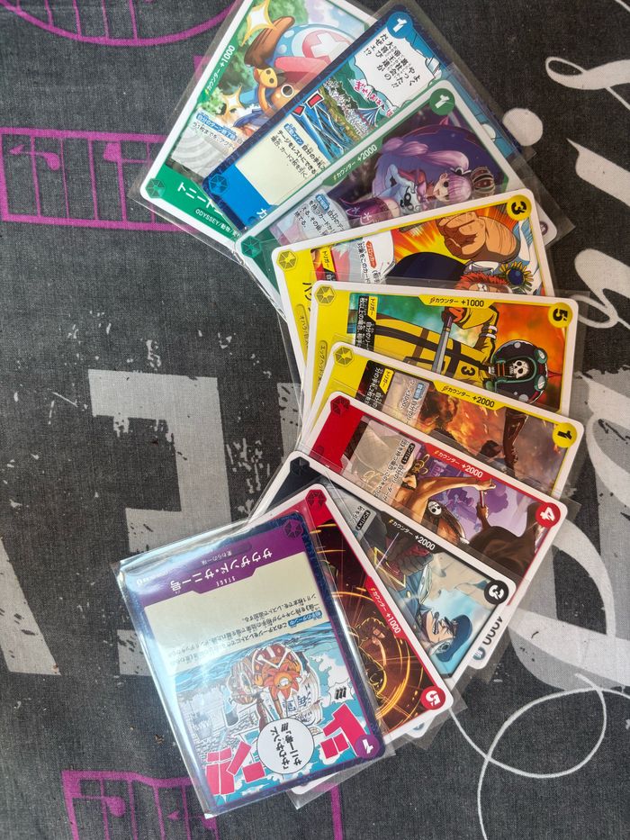 Carte one piece japonaise