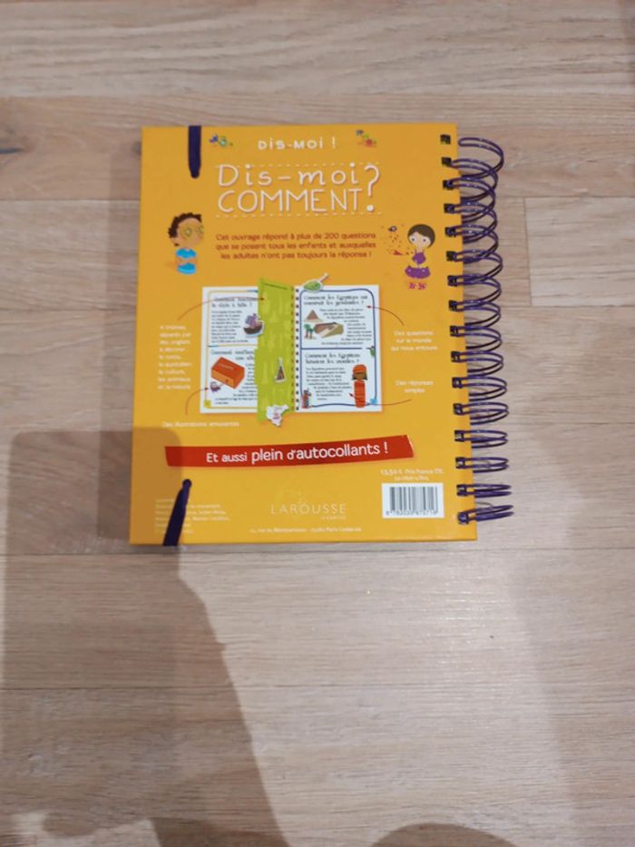 Livre " dis moi comment?" - photo numéro 2