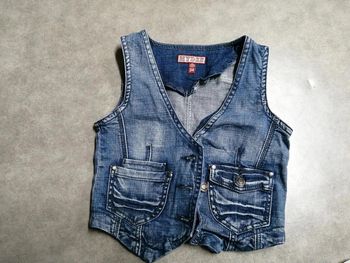 boléro jean fille 12 ans