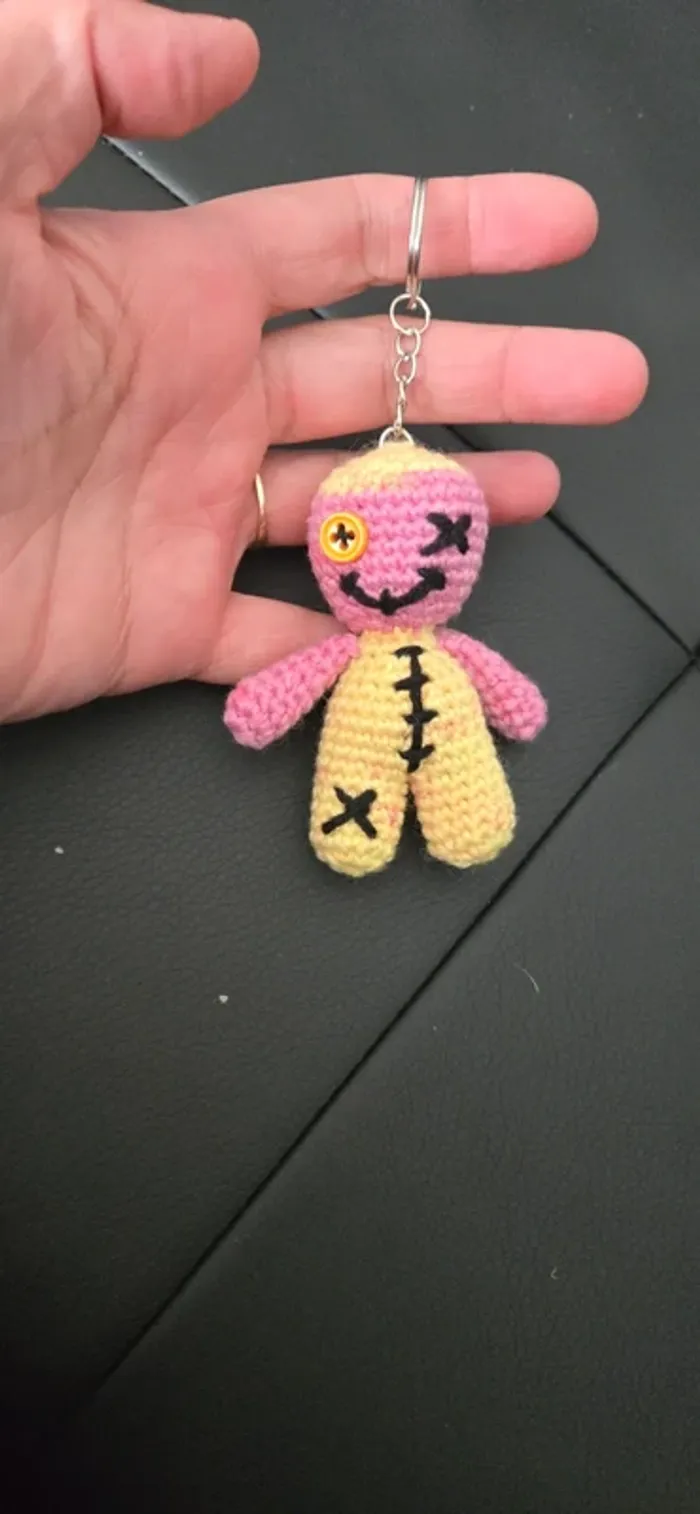 Porte amigurimi zombie multicolore neuf - photo numéro 5