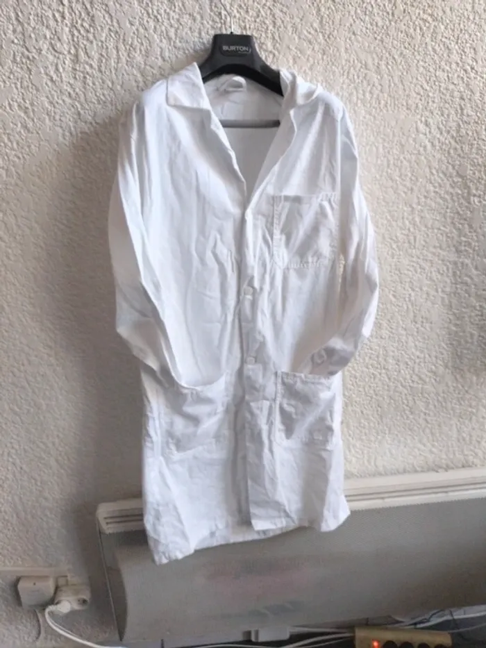 Blouse blanche chimie t 42